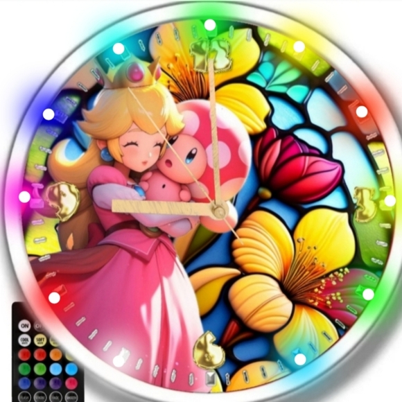 Princess Peach clock - Picture 2 of 3
